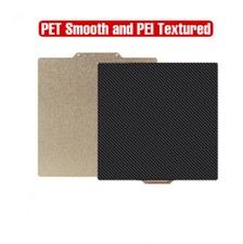 3D Printer PEI Build Plate Heated Bed PET Smooth and PEI Textured Double-Sided