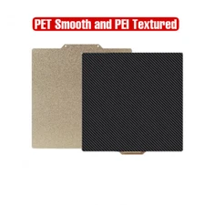 3D Printer PEI Build Plate Heated Bed PET Smooth and PEI Textured Double-Sided