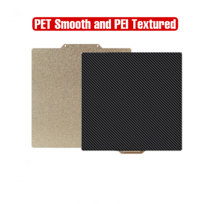 3D Printer PEI Build Plate Heated Bed PET Smooth and PEI Textured DoubleSided
