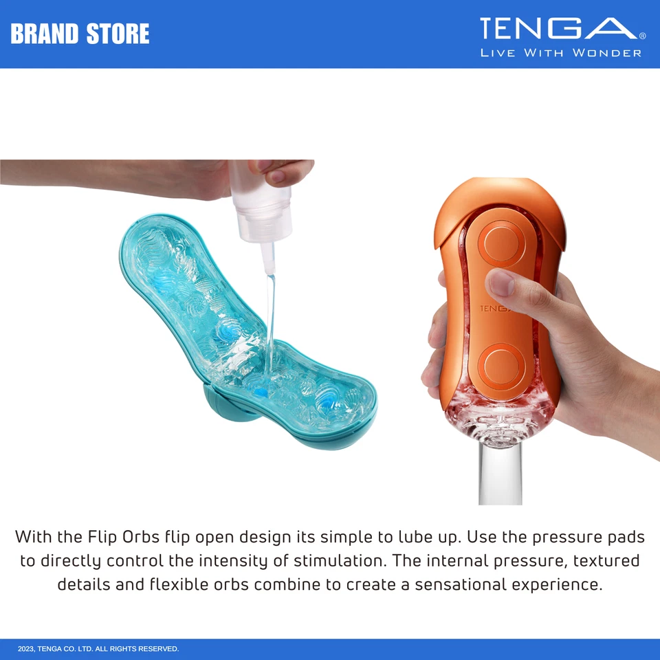 TENGA Flip Orb Pastaio Edition Reusable Male Masturbator/Stroker NIB NWT - Image 4 of 4