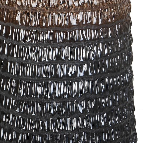 Uttermost Padma Transitional Ceramic Iron and Fabric Mottled Table Lamp in Brown - Picture 6 of 7