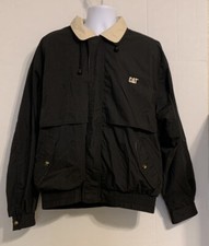 Chaqueta cortavientos para hombre Caterpillar CAT Logo Turning Point XL negra usada