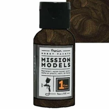 Mission Models MIOMMP-154 Acrylic Model Paint, 1oz Bottle, Pearl Root Beer Brown