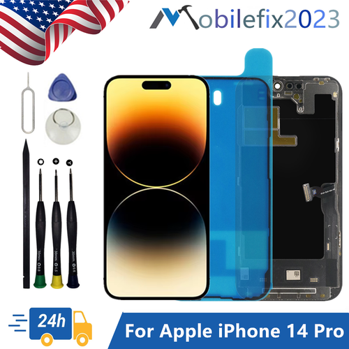 EE. UU. Para iPhone 14 Pro Pantalla OLED Suave LCD Pantalla Táctil Digitalizador Reemplazo + Herramientas - Imagen 1 de 9