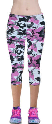 Kinder Mädchen Leggings komplett uni Hose Stretch bedruckt Legging 45% Baumwolle 3-13y