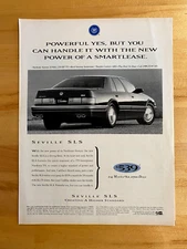1993 Vintage Print Ad Cadillac Seville SLS