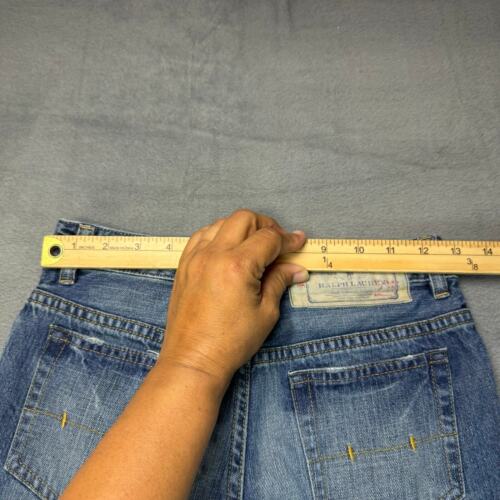 Polo Ralph Lauren Jeans Boys Straight Cut Denim Youth Distressed Fade Preppy 12 - Picture 6 of 7