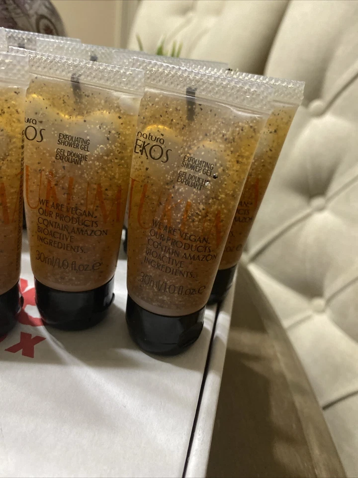 Natura Ekos Tukuma Exfoliating Shower Gel 1 fl oz Set of 12 (P) - Image 3 of 3