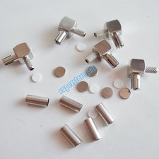 5X TS9 Male Crimp RG174 RG179 RG316 RG188 Right Angle Coax Cable RF Connector