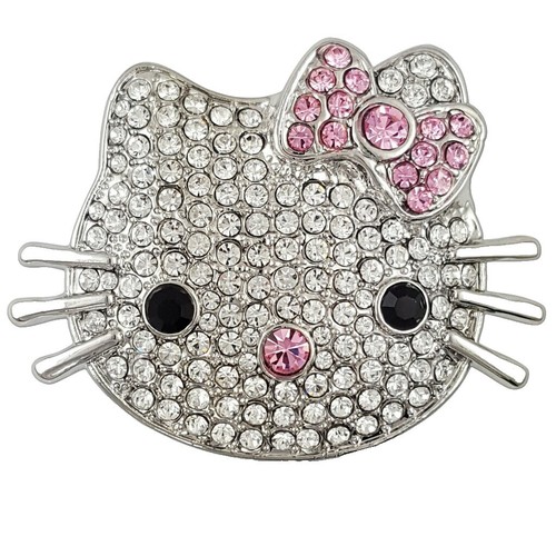 Vintage Christian Dior Rhodium Plated Ladybug on Branch with