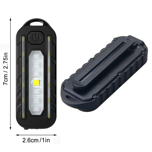 Red Blue LED Shoulder Police Light Clip Safety Bicycle Lamp USB Flashing Warning - Picture 26 of 29
