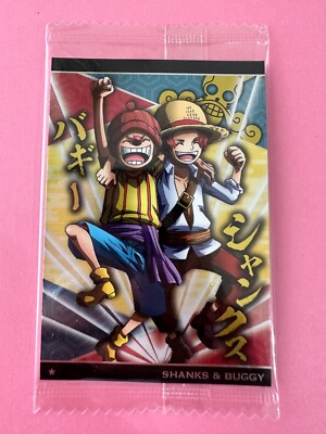 One Piece Wafers Card SHANKS BUGGY Anime