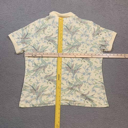 VTG International Tour Izod Club Floral Polo Women Lg Myrtle Beach National Logo - Picture 5 of 7