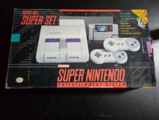 SNES / Super NES Console Super Set,  [Complete Set - except No Game]