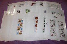 Mrs. Grossman's RARE 2013 Complete Collection Stickers  33 Pages  65 Designs 