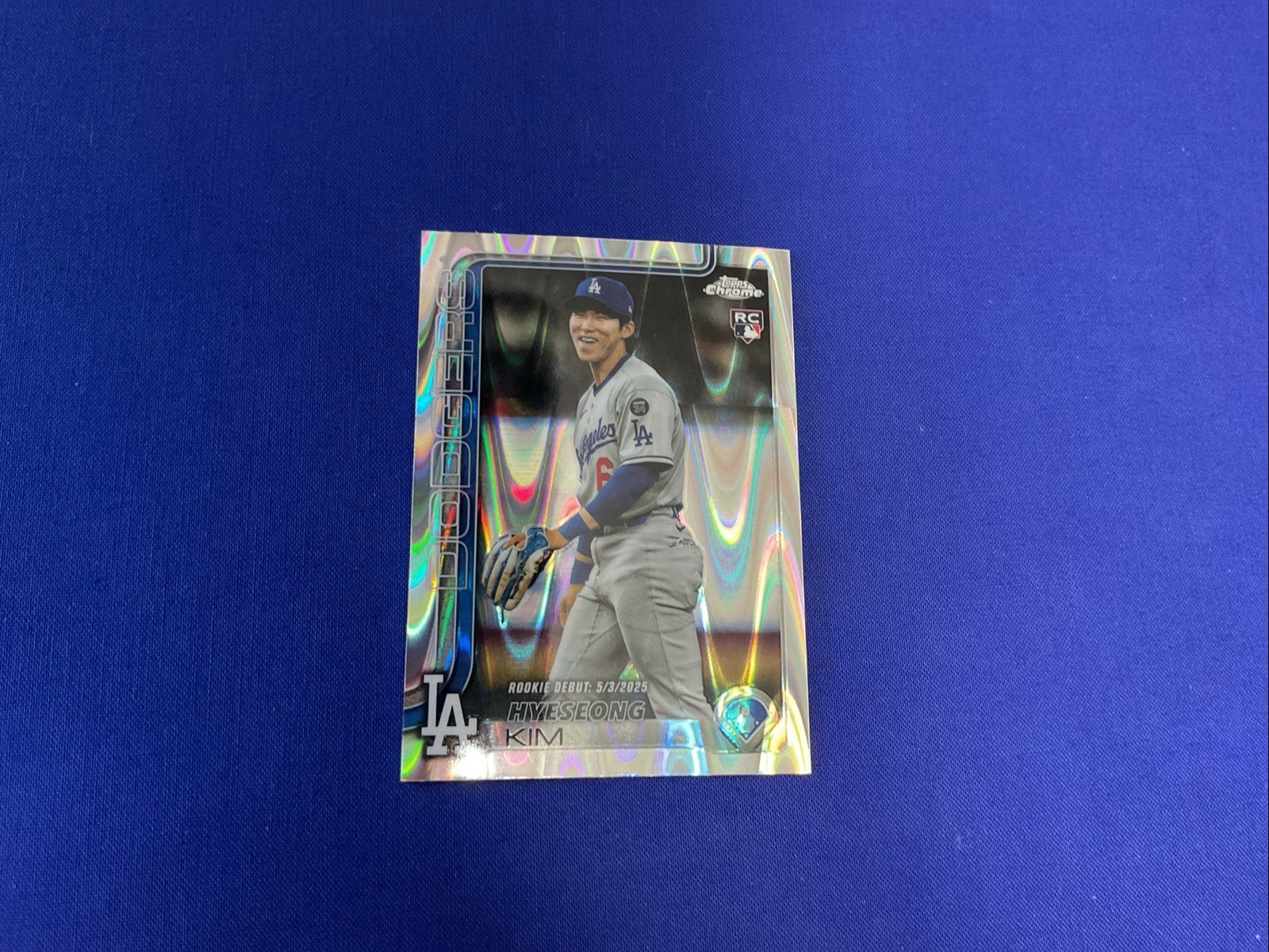 2025 Topps Chrome Update Hyeseong Kim RC Geometric Refractor #USC149 Dodgers