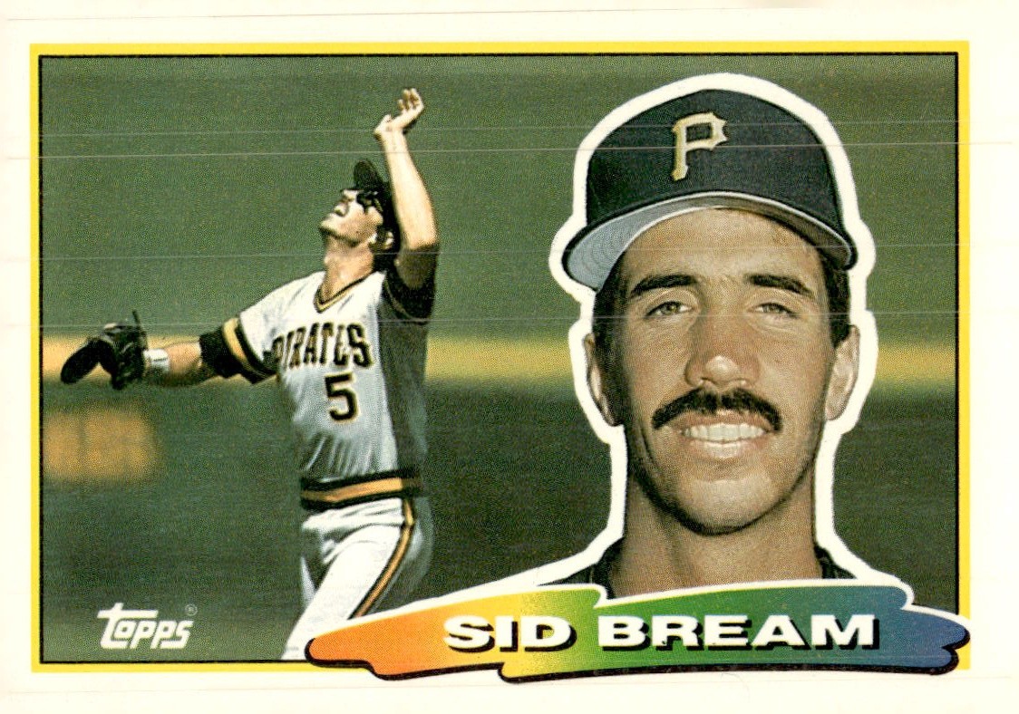 1988 Topps Big #205 Sid Bream
