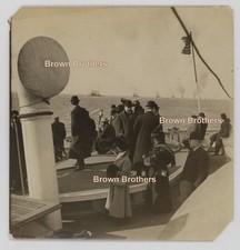 Vintage 1909 NYC Parade of Ships Hudson-Fulton Celebration Photo by H.C. White