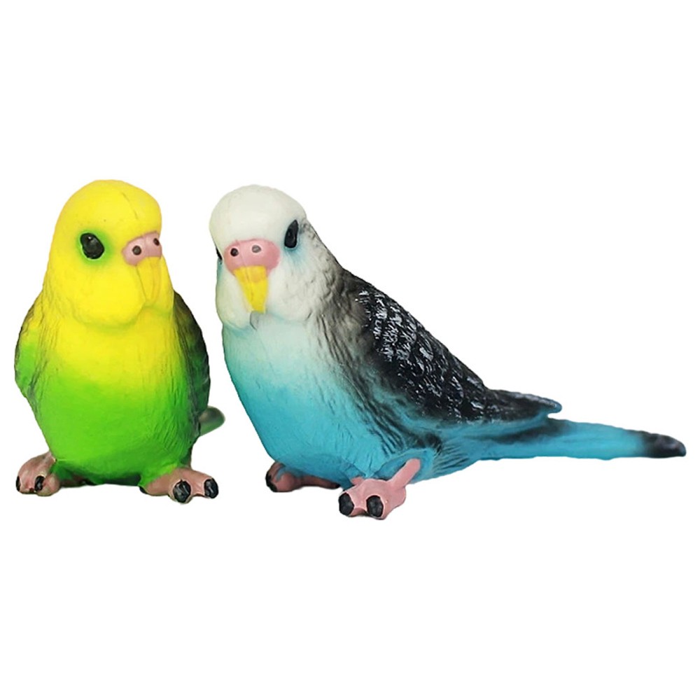 Set of 2 Künstliche Vögel Vogel Figur Kleine Vogelspielzeug Gartendekoration
