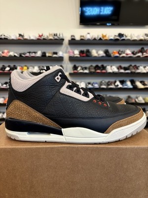 Jordan 3 Retro Desert Elephant Size 11 Pre-Owned CT8532-008 Black Tan