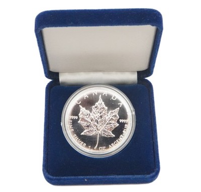 1997 Canada $5 Silver Maple Leaf 1 oz .9999 Fine Silver Coin in