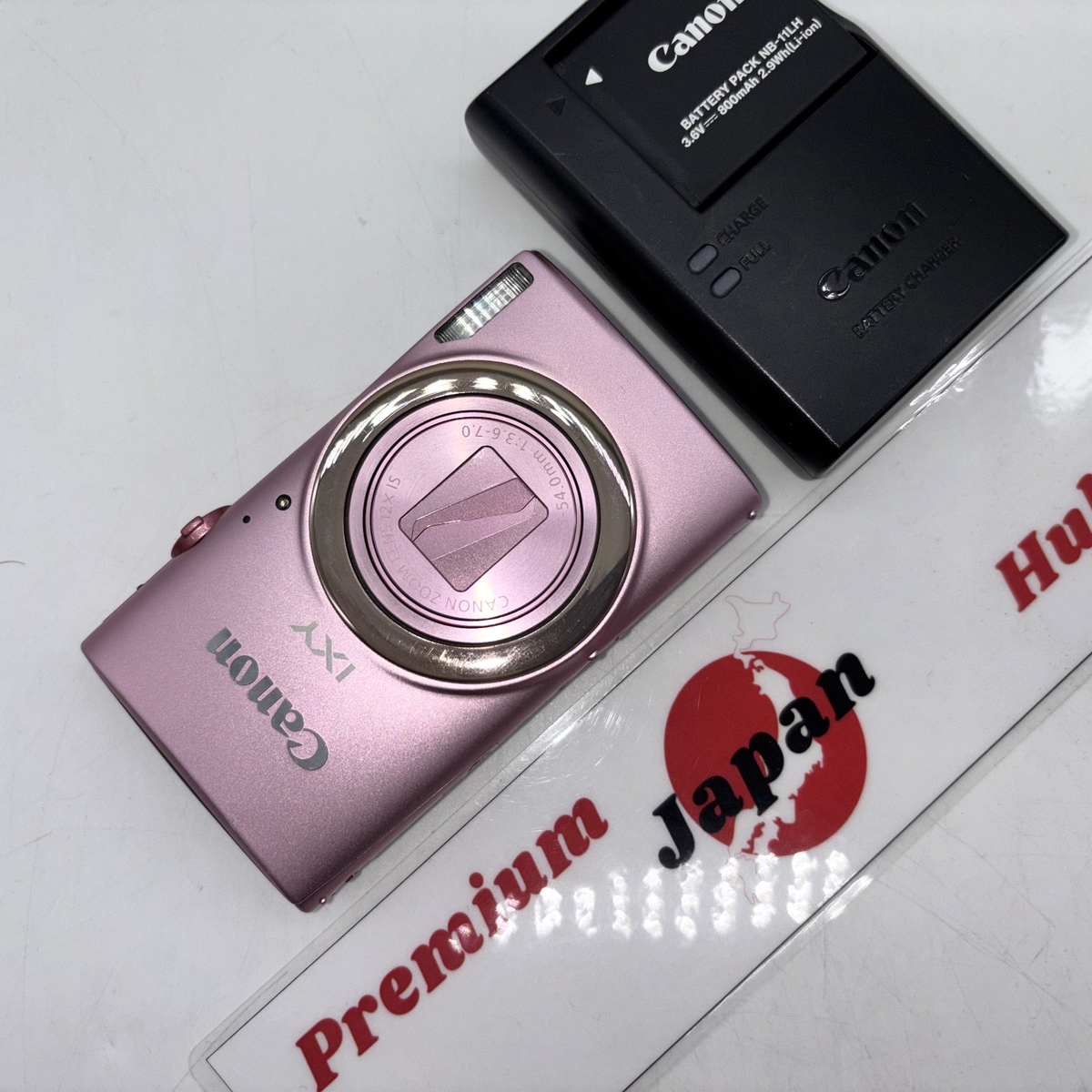 Canon IXY 630 Pink Digital Camera 16MP 12x Zoom w/ Battery