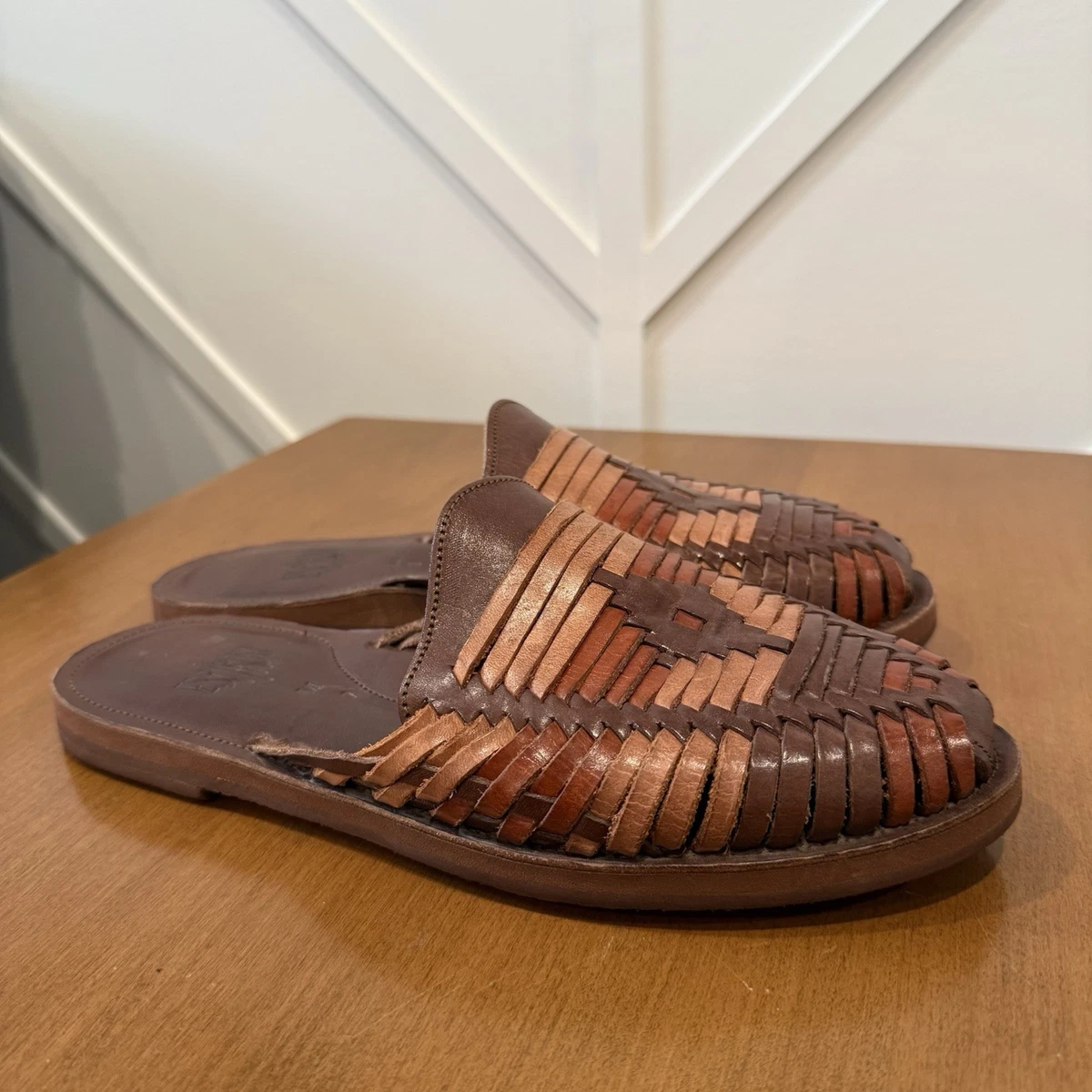 NWOT. Artisanal mens huaraches/ sandals Handmade Leather Huarache Sandals, Men main image 2