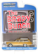 1969 Plymouth Satellite Station Wagon the Brady Bunch Greenlight 44890/48 - 1/64