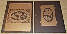 RARE Anna Griffin Christmas Shadow Box Dies & Embossing Set  #