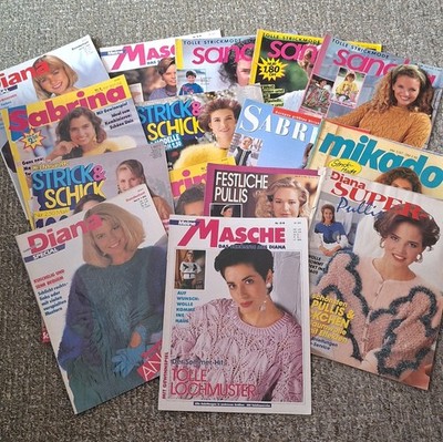 15 Strickhefte Diana Sandra Sabrina Strick&Schick......