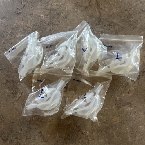 (6) Large ResMed Nasal Pillow Brand New Pillows-Model 61523