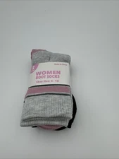 2pk Women’s Boot Socks Size 4-10