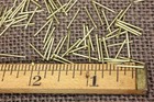 1/2” Solid Brass Brads 100 Nails 20 Gauge Escutcheon Pins Tiny Head USA Made — photo 2