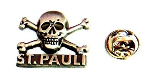 FC ST.PAULI HAMBURG St.Pauli Hamburg Pin Totenkopf - Bundesliga Pin - Fußball Pin - Ansteck-Pin