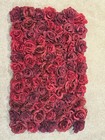 Handmade Artificial Beautiful Red Rose Real Like Wall Backdrop 18”X 29” — photo 2