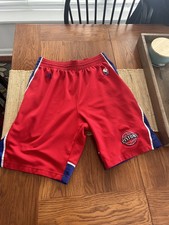 2006-2009 Alternate Red Detroit Pistons SZ: Medium Shorts; CAN'T FIND ONLINE