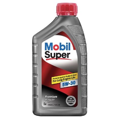 Mobil Super (120432-6PK) 5W-30 Motor Oil - 1 Quart, (Pack 1 Pack of 6 