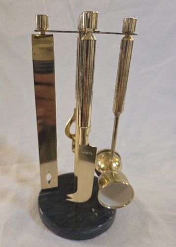 Vintage Messing Barkeeper 4 Stück Bar Werkzeug Set - Bild 3 von 7