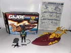 Vintage GI Joe Cobra Piranha Vehicle Complete 1990 + Range Viper Fig & Box