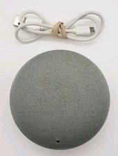 Google Home Mini Smart Speaker H0A 1st Gen w/ Power Adapter - Gray