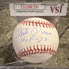 Monte Irvin Autographed Baseball James Spence Authentication (JSA) HOF-73