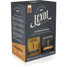 Leather Conditioner and Cleaner Kit 16 oz Auto Furniture Shoes Handbags Two-Step