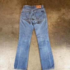 Vintage 90s Guess blue denim flare jeans Women's Size 24"