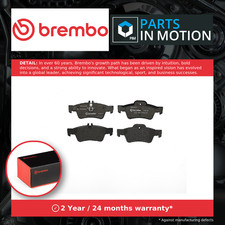 Brake Pads Set fits MERCEDES SL350 R230 Rear 3.5 3.7 03 to 12 Brembo 0004209804