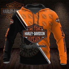 Personalized Harley Racing Davidson 3D Hoodie , Unisex Adults S-5XL