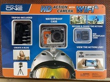 Explore One HD Action Camera WITH Wifi Waterproof Tripod 8GB Micro card - New