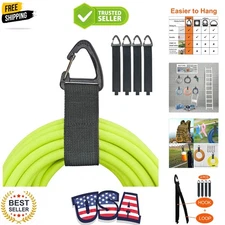 16-Inch Heavy Duty Extension Cord Holder Organizer - 4 Pack for Garage Storage