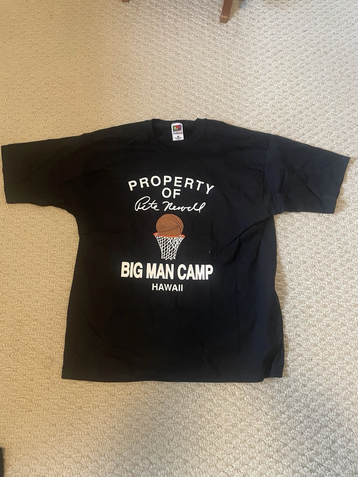 Pete Newell Big Man Camp Hawaii T Shirt XL