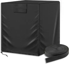 Air Conditioner Cover for Outside Units,Windproof Straps & Reinforced Buckles..