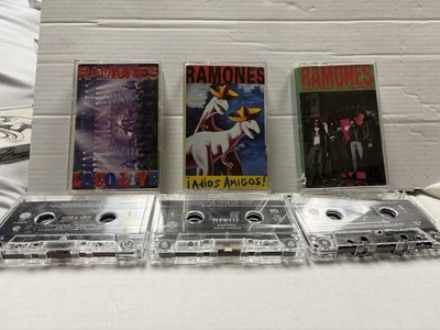 Ramones Audio Cassette Tapes Lot Loco Live, Halfway To Sanity, Adios Amigos